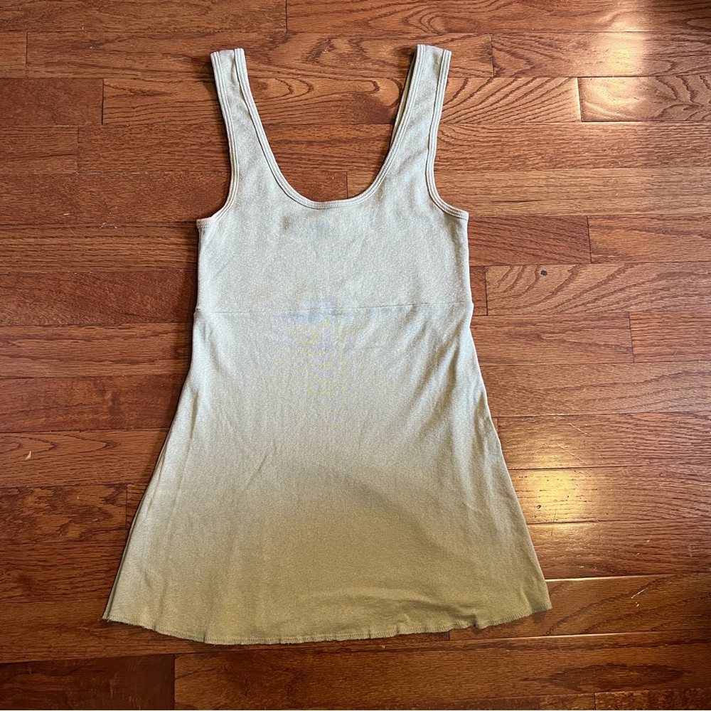 Green tank top
